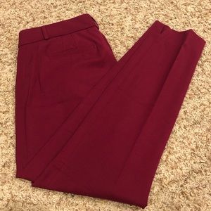 Banana Republic Berry Bootcut Sloan Fit Pants